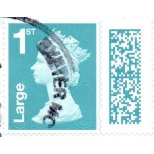 2022 Machin 1st Large Value. M22L & MFIL From Booklet of 4. Fine Used On Piece