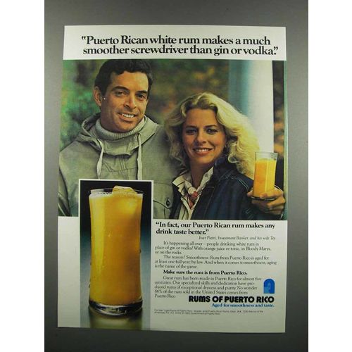 1983 Rums of Puerto Rico Ad - Smoother Screwdriver