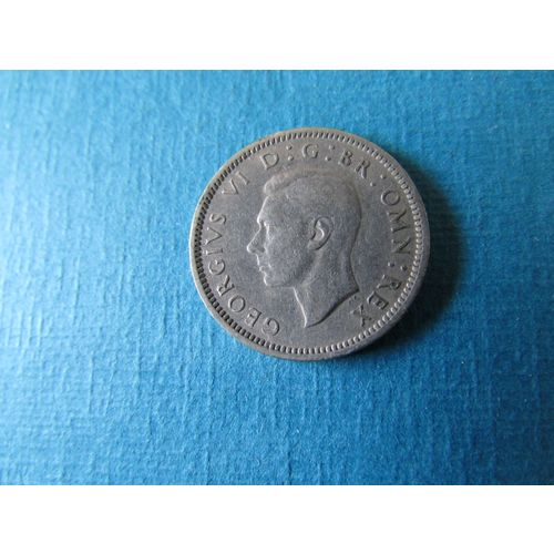 1949 GEORGE VI SIXPENCE. ZB