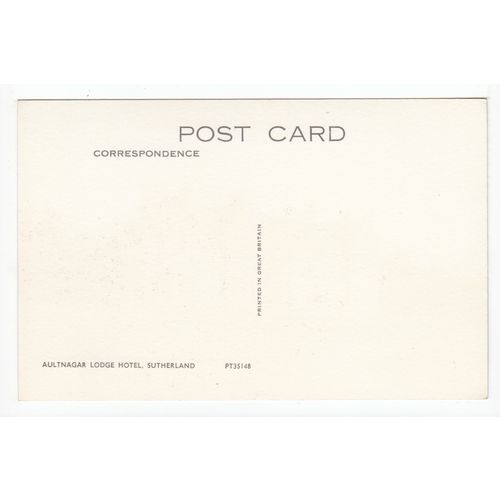 Aultnagar Lodge Hotel Sutherland Postcard 35148