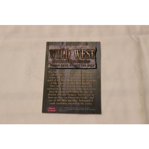 1997 Keepsake Collectibles Wild West The Art Of Mort Kunstler 1997 Promo 2