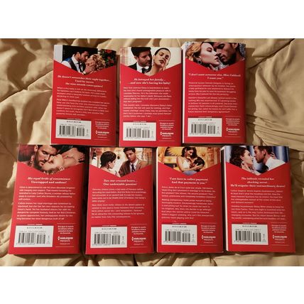 7 Harlequin Presents PBs ~ October 2020 ~ #3849 - 3855 ~ Used