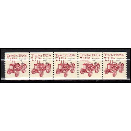 2127a 7.1c Tractor Very Fine MNH Dry Gum PNC 1/5 X0802