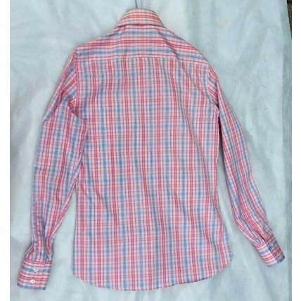 NEW UNWORN WOMENS TURNBULL & ASSER MULTI CHECK COLOUR L/S SHIRT SIZE UK10- US 6