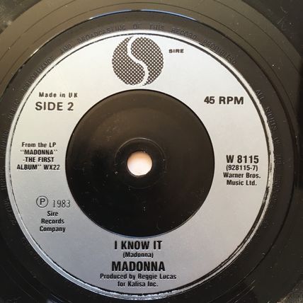 MADONNA - THE LOOK OF LOVE (UK 7" VINYL, 1987)