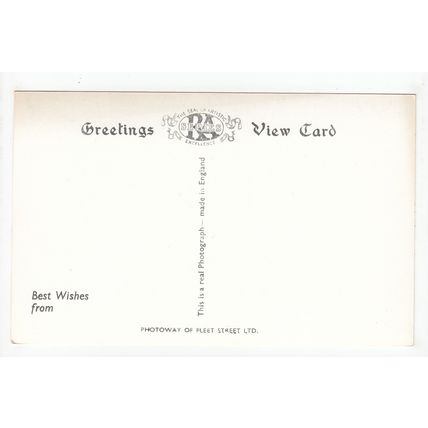 Church Interior Choir Patrington Postcard RP East Yorkshire