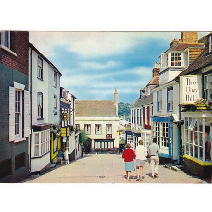 Quay Hill Lymington Hampshire Arthur Dixon Postcard unposted VGC