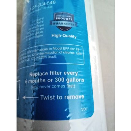 2-Pack AQUACREST 836848 Refrigerator Water Filter FOR Fisher&Paykel 836848