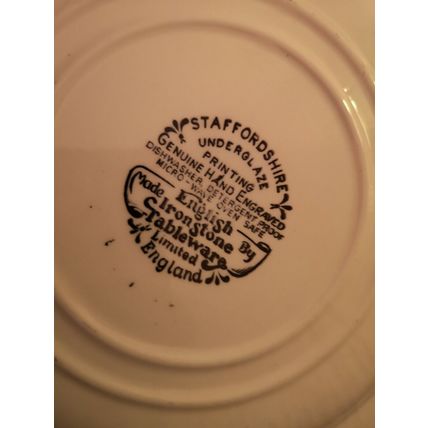 Charles And Diana Royal Wedding Plate Ironstone Staffordshire