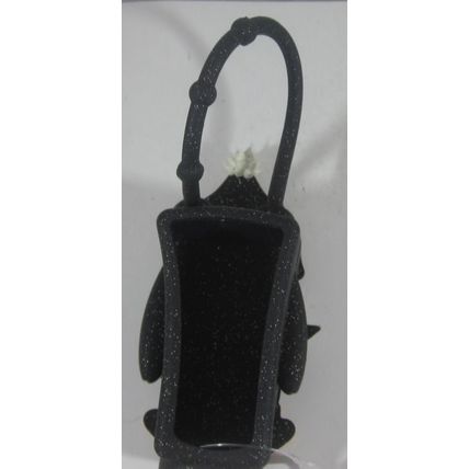 Bath & Body Works PocketBac Hand Sanitizer Holder Penguin Red Hat Silver Scarf