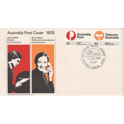 Australia FDC 1975 - Australian Postal and Telecommunications Commission