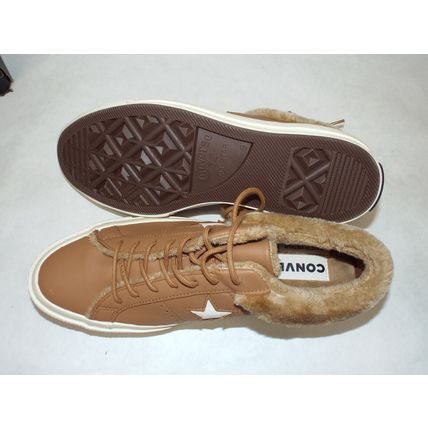 Mens 8 Converse One Star Low OX Burnt Camel Street Warmer Shoes MSRP $90 162603C