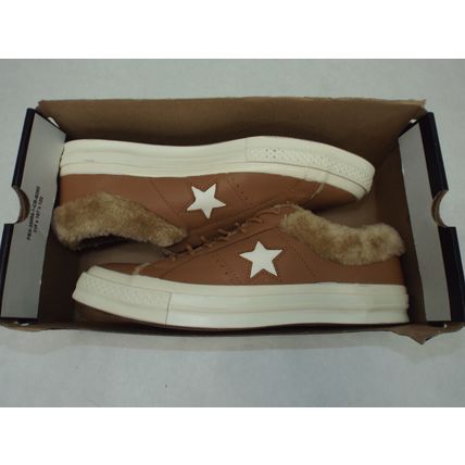 Mens 8 Converse One Star Low OX Burnt Camel Street Warmer Shoes MSRP $90 162603C