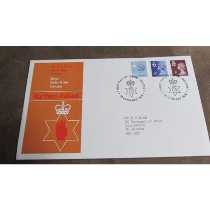 1978 GB FDC Cover - Northern Ireland / Irish Regional Definitive releases