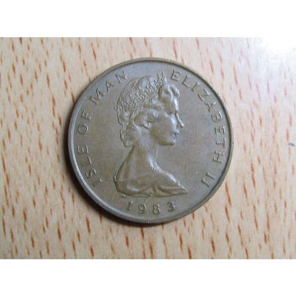 Isle of Man 1983 2p Coin