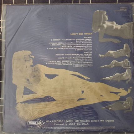 Lenny Dee – Relaxin' (MUPS355) 1968 (LP)