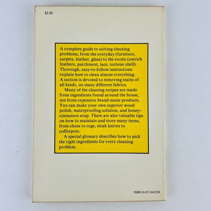 Harriet Wylie - 420 Ways to Clean Everything Paperback Book