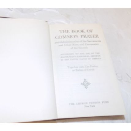 The Book Of Common Prayer Protestant Episcopal 1945 Blue Pocket Hardcover