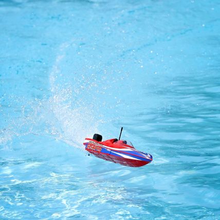 Lucas Oil 17" Power Boat Racer Self-Righting Deep-V RTR Brushless RC Boat W/Lipo