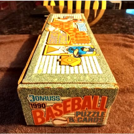 1990 Donruss Baseball Puzzle & Cards Opened Box Factory Sealed Cards 13 Bundles