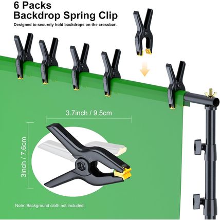 LINCO Backdrop Stand for Parties Kit 10X7 Ft Adjustable Back Drop Photography St