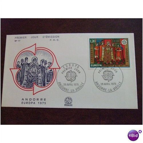 Andorra 1975 Europa CEPT St Martin First Day Cover