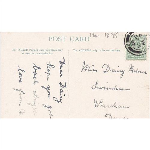 Town Hall Portsmouth Hampshire Postcard (HAM1898)
