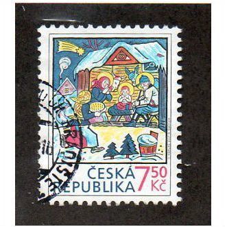 CZR 2007 7.50kc 'CHRISTMAS' FINE USED (EBID30-791)
