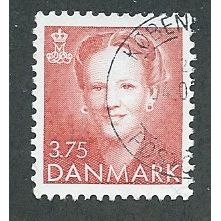 DEN 1990 3.75KR 'QUEEN MARGRETHE II' FINE USED (EBID43-016)