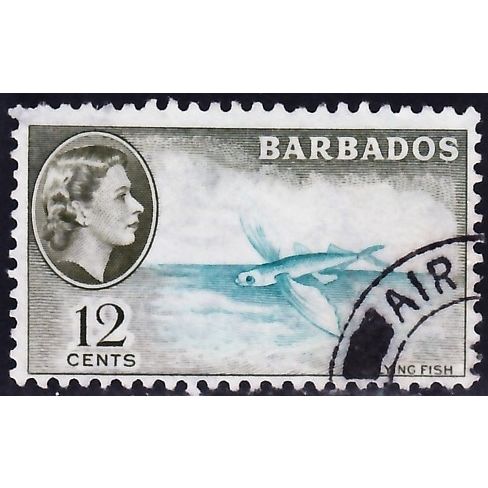 Barbados, 1953-57 Flying Fish, SG #296 (Scott #242), fine used