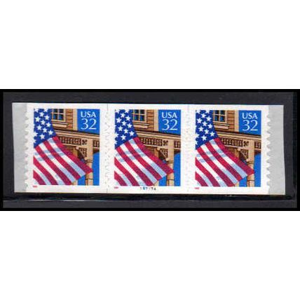 2915A 32c U.S. Flag Over Porch Very Fine MNH PNC 78777A/3 P/UL PA3597