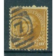 Used 283 10c Daniel Webster Just Clears M05365