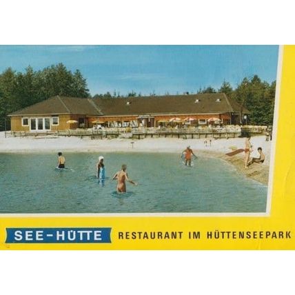 See Hutte Restaurant im Huttenseepark Walter Wickel Postcard