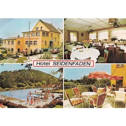 Hotel Seidenfaden Nastaetten German Postcard