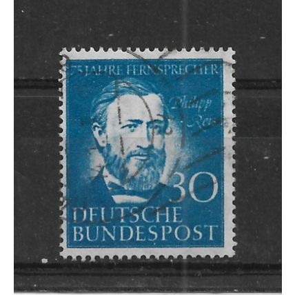 Germany.75th Anniversary of German Telephone Service stamp.Fine Used.Aug22