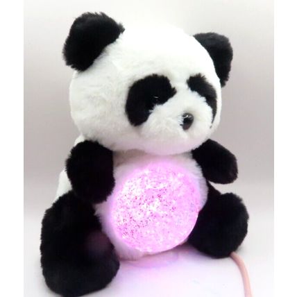 Panda RGB Colour Changing LED Glitter Light Tummy 22 CM Night Light Gift Home