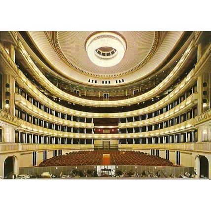 VIENNA (Austria) STAATSOPER THEATRE Interior Postcard (Pietsch 51.396)