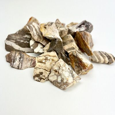 Zebra Jasper Brazil Rough 1-1.5 " size 1 lb bag[ ]