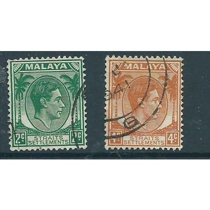malaya malaysia straits settlements sg293 sg 294 used die 2
