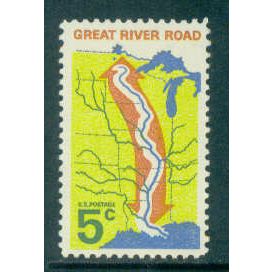 1319 5c Great River Road Fine MNH MA0376