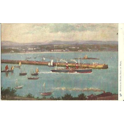 Isle of Man DOUGLAS HEAD Tuck Oilette Postcard (781)