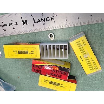 NEW LOT 40 VALENITE RD 081 NGL 125 CARBIDE INSERTS, GRADE: T15,NGL 125 ,SV