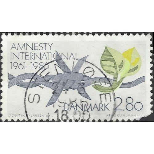 DENMARK, Amnesty International, white 1986, 2.80Kr