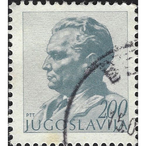 YUGOSLAVIA, President Josip Broz Tito , blue 1974, 2.00D