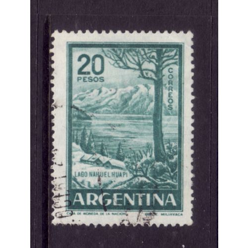 ARGENTINE 1959 20p GREEN TREE SG 954 FINE USED #5
