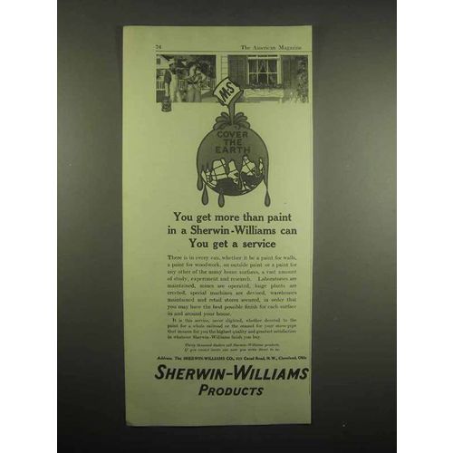 1918 Sherwin-Williams Paint Ad - You Get More