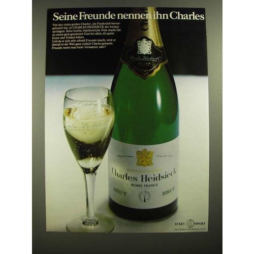 1979 Charles Heidsieck Champagne Ad - in German