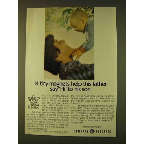 1979 General Electric cobalt-samarium magnets Ad