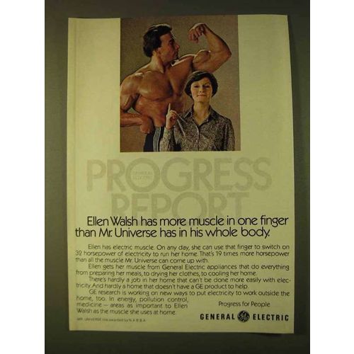 1979 General Electric Appliances Ad - Ellen Walsh
