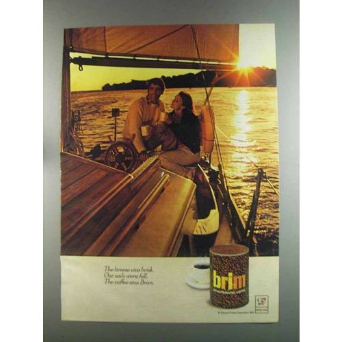1982 Brim Coffee Ad - The Breeze Was Brisk